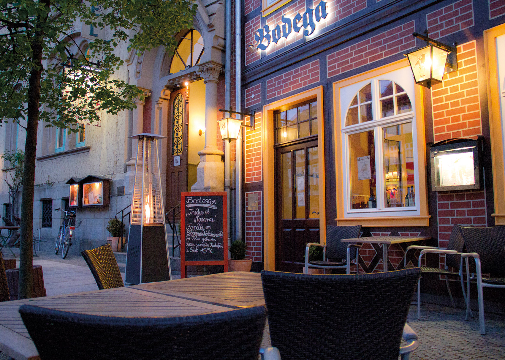 Gastraum der Bodega Wernigerode